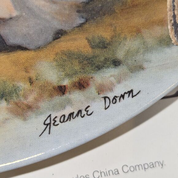 1985 "Here Comes The Bride" Edwin M. Knowles China Collector's Plate W/COA Vtg - Picture 2 of 4